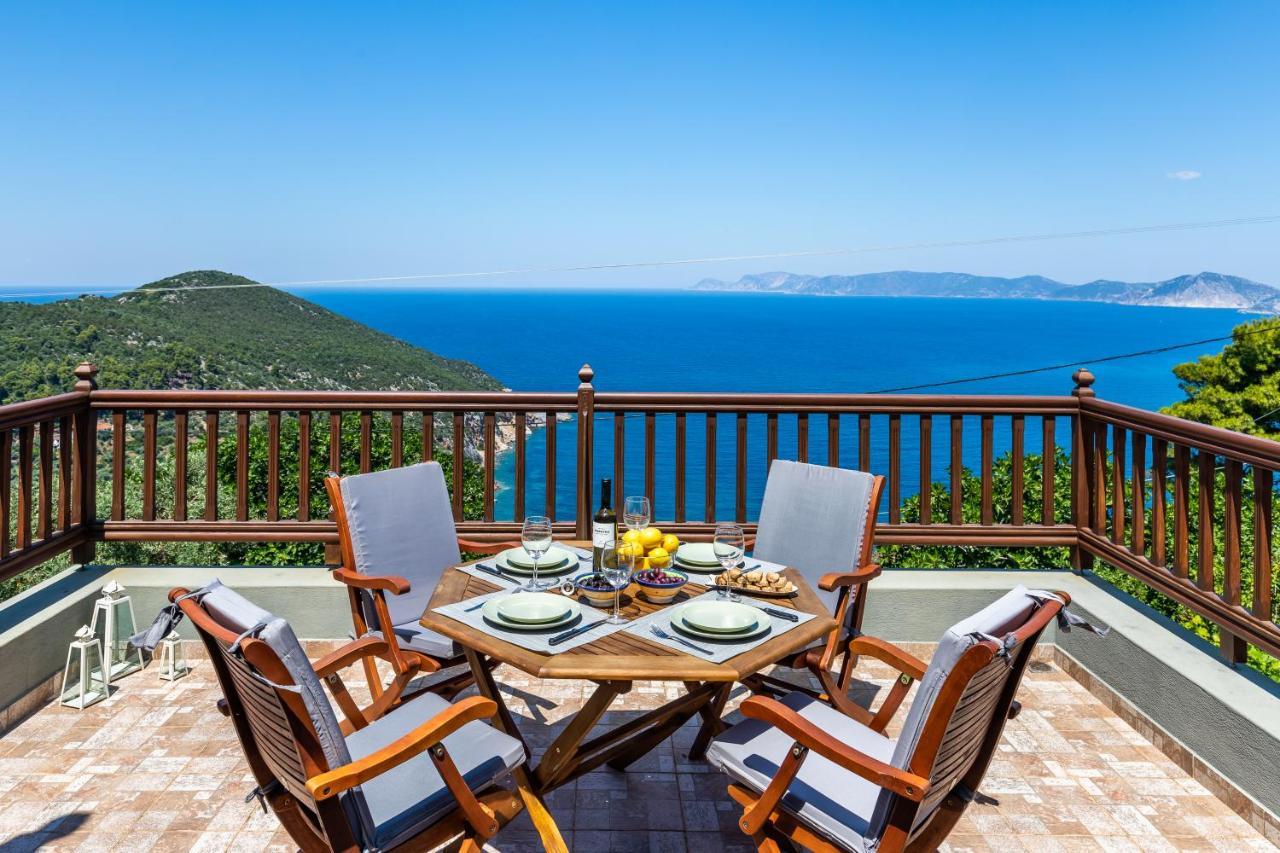 Villa Margini, Aegean Views , Pool Villa, Skopelos Exterior foto