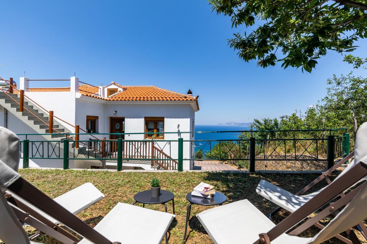 Villa Margini, Aegean Views , Pool Villa, Skopelos Exterior foto