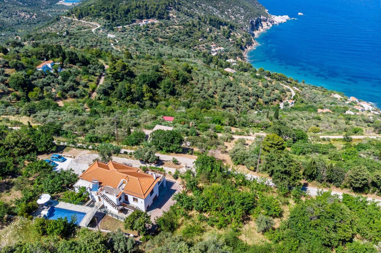 Villa Margini, Aegean Views , Pool Villa, Skopelos Exterior foto