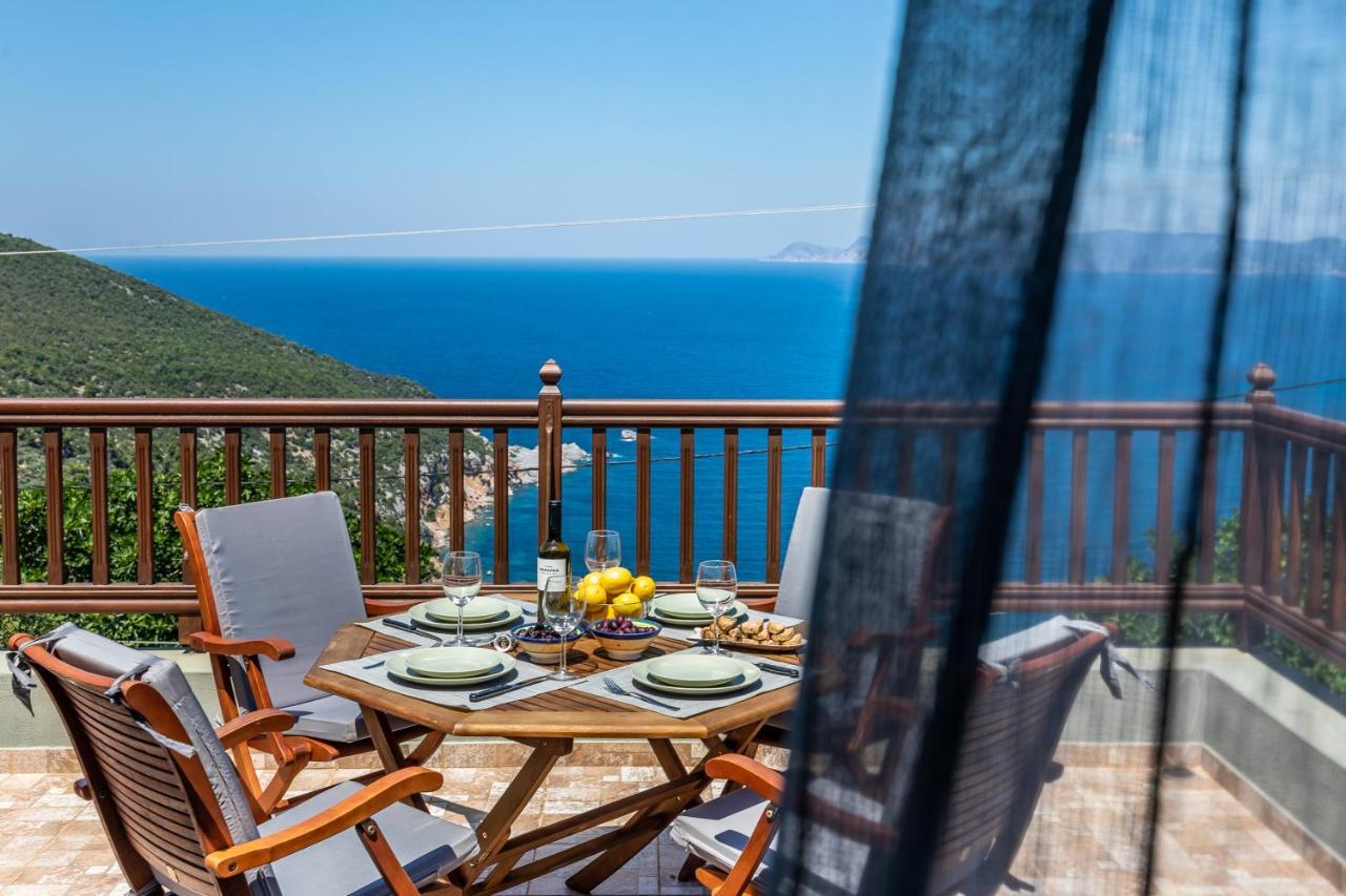 Villa Margini, Aegean Views , Pool Villa, Skopelos Exterior foto